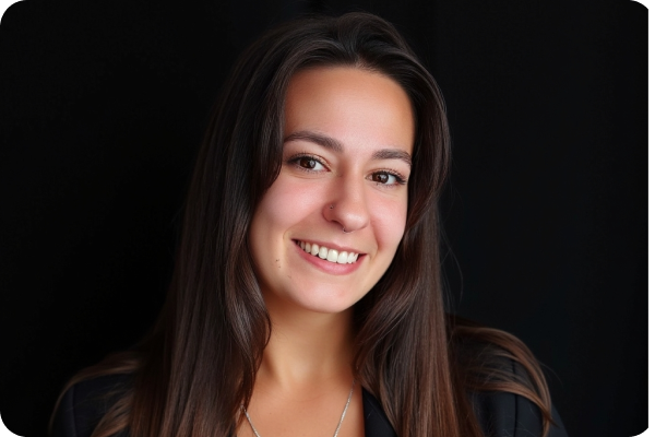 AI-powered professional portrait showcasing natural lighting and expert composition